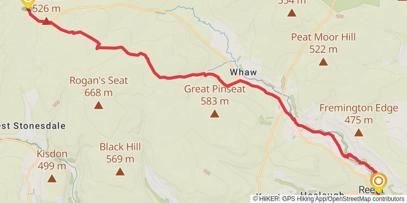 Yorkshire Dales Loop stage 5 Map