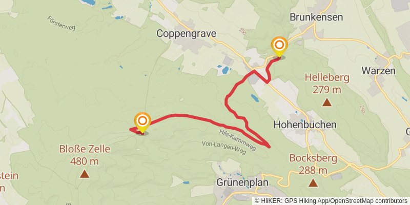 Ith-Hils-Weg alt 1 Map