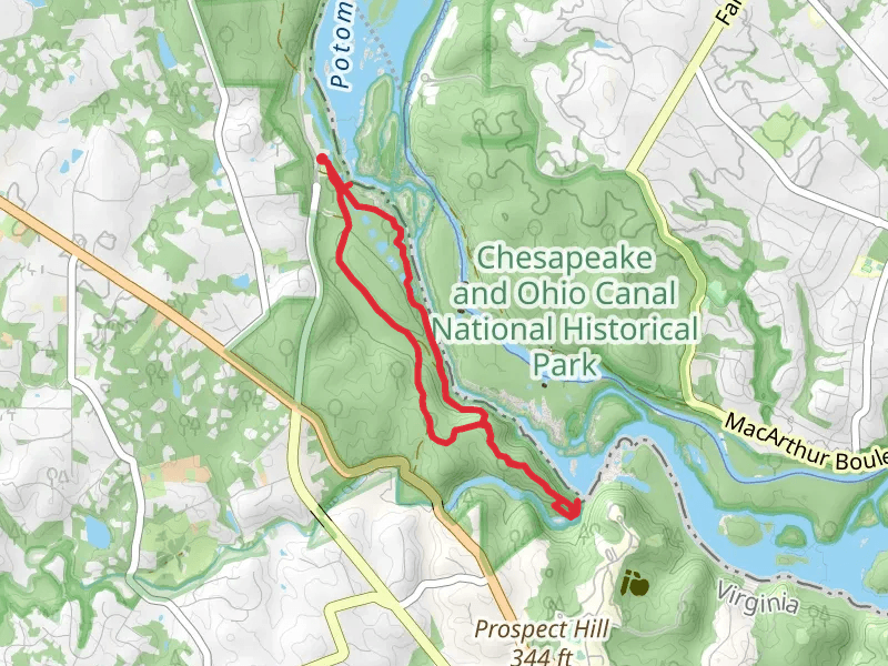 Old Carriage Road - Potomac River Loop Trail