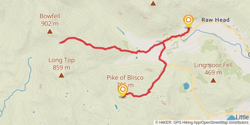 Wainwright Memorial Walk stage 11 Map