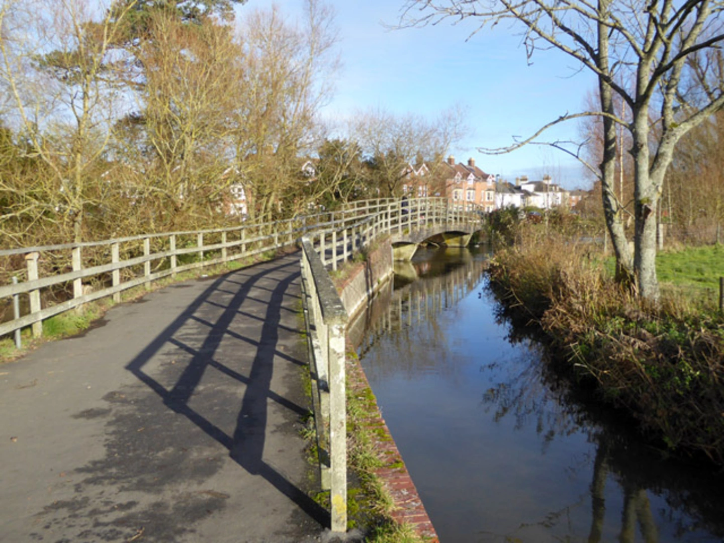 An image depicting the trail Salisbury Watermeadows Walk and its surrounding area.