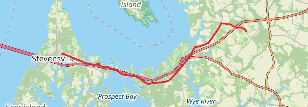 American Discovery Trail - Maryland and Washington DC stage 3 Map