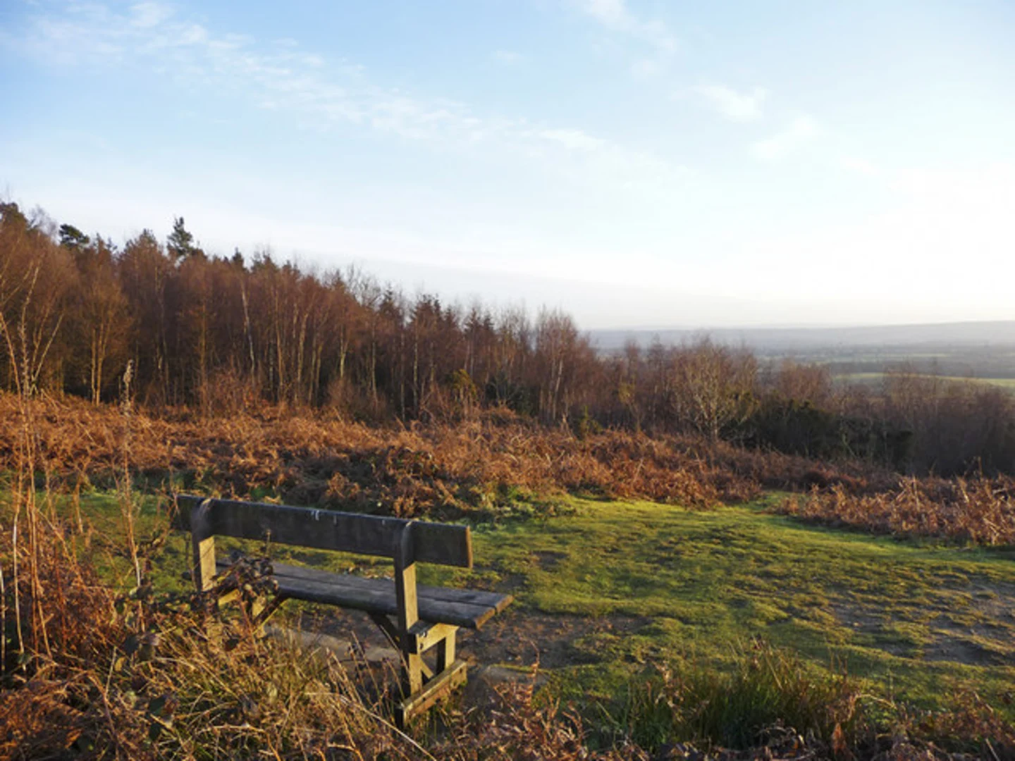 An image depicting the trail Crockham Hill Common Loop via Chartwell and its surrounding area.