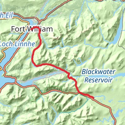 West Highland Way 5-Day Gentle Tour (Hillwalk Tours) mobile static map