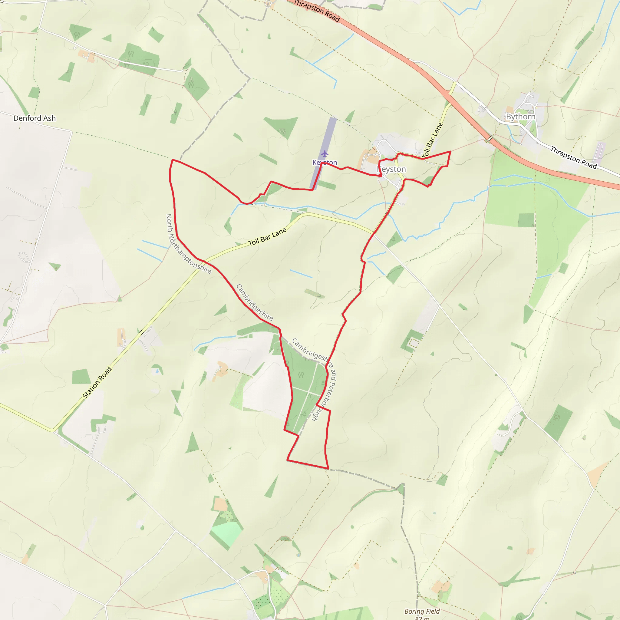 Old Meadow Loop mobile static map