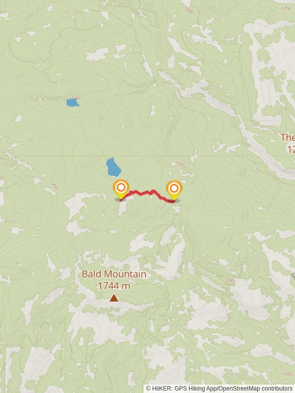 Manastash Bypass Trail mobile static map