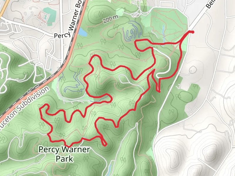 Percy Warner Park Loop - North