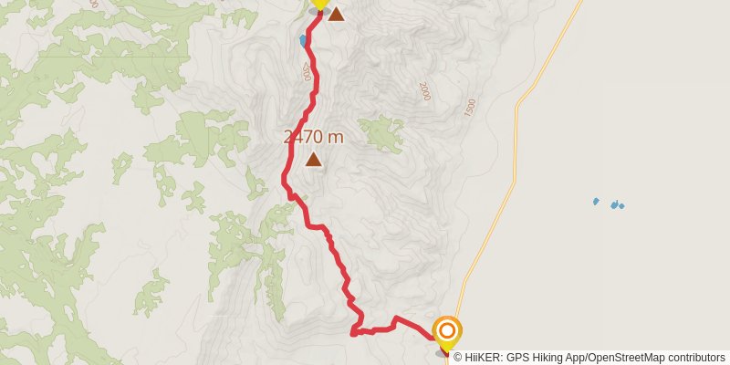 Ultra Pedestrian North Loop stage 102 Map
