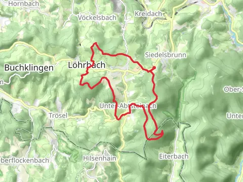 Abtsteinach and Stiefelhohe Loop