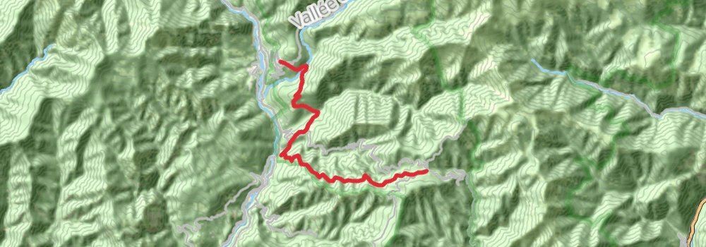 Via Alpina - Blue Trail stage 32 Map