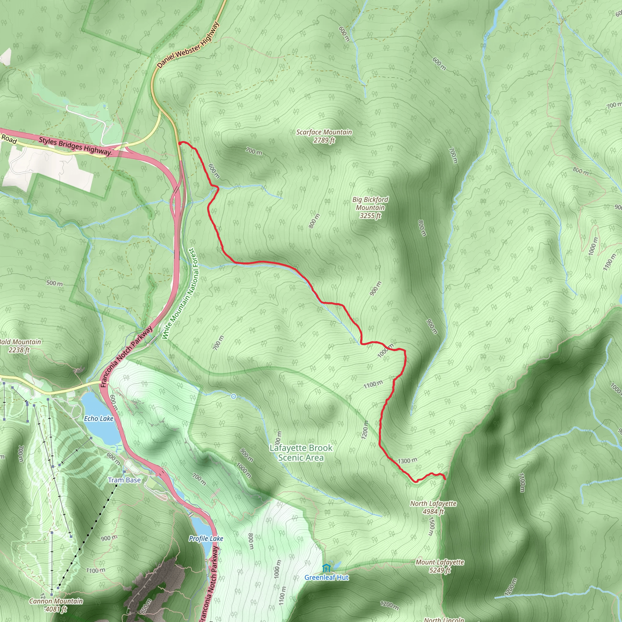 Skookumchuck Trail mobile static map