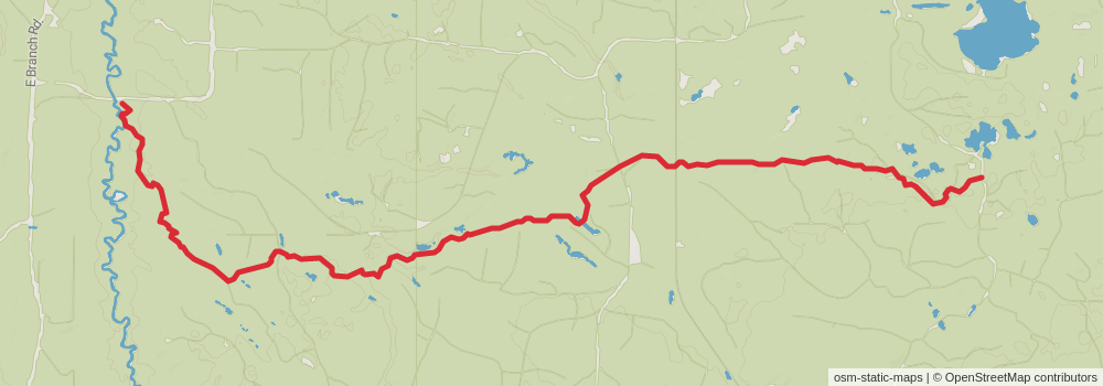 American Perimeter Trail - North Country Primary stage 110 Map
