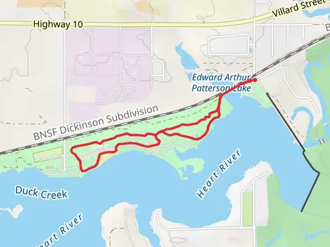 Heart River and Patterson Lake Recreation Area Walk