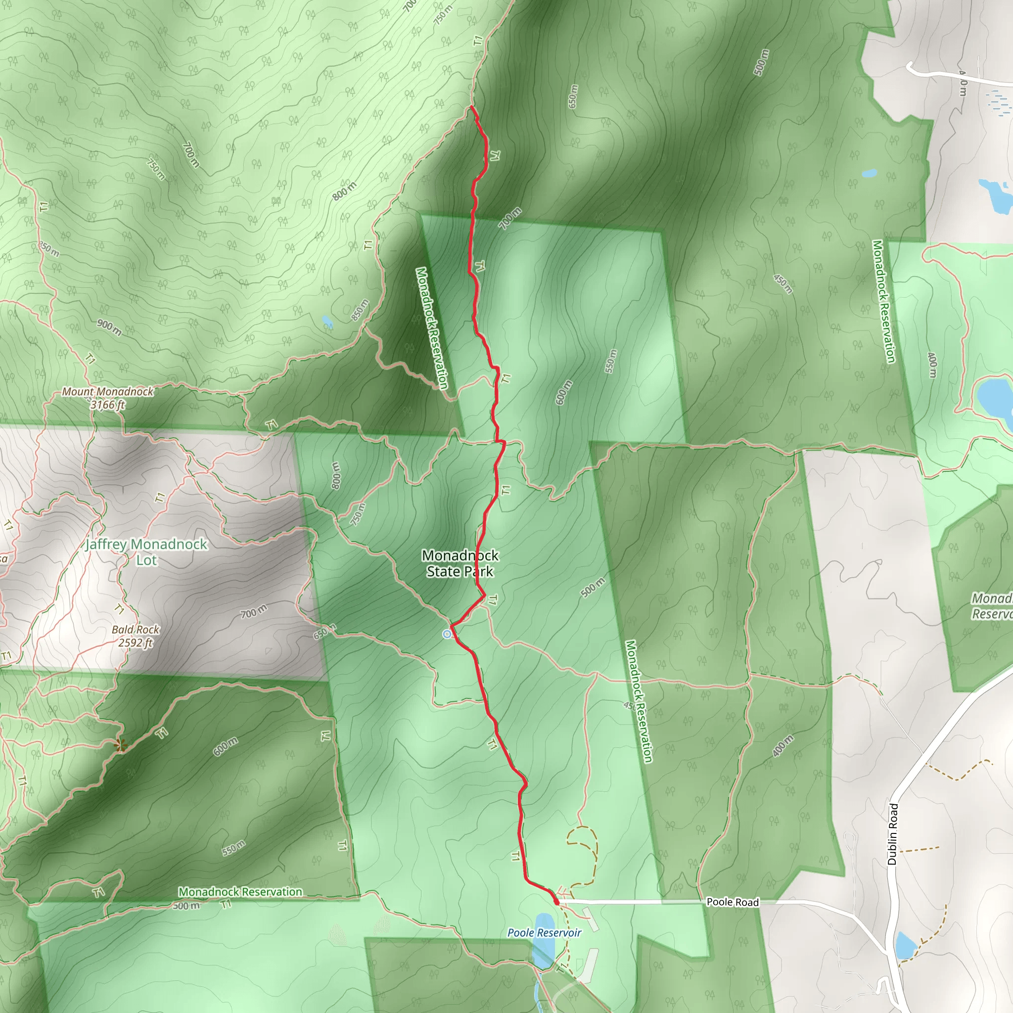 White Dot and Cascade Link mobile static map