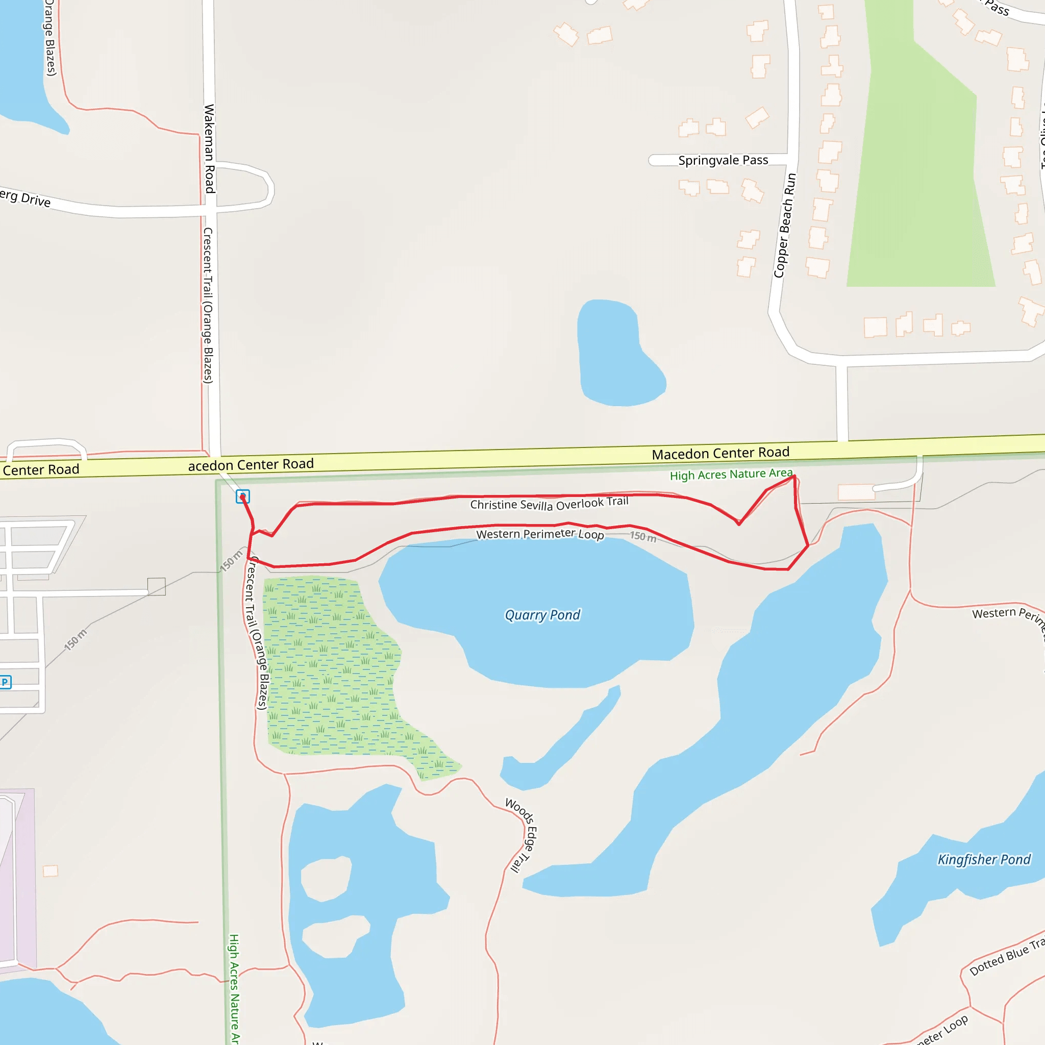 Overlook Trail mobile static map