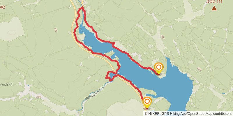 Lakeside Way stage 2 Map