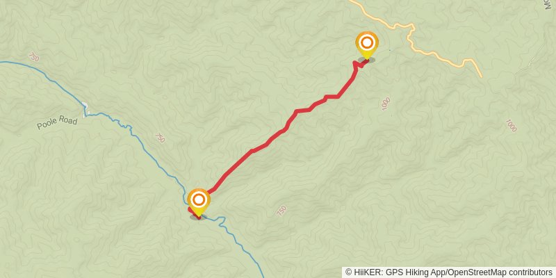 Australian Alps Walking Track stage 5 Map