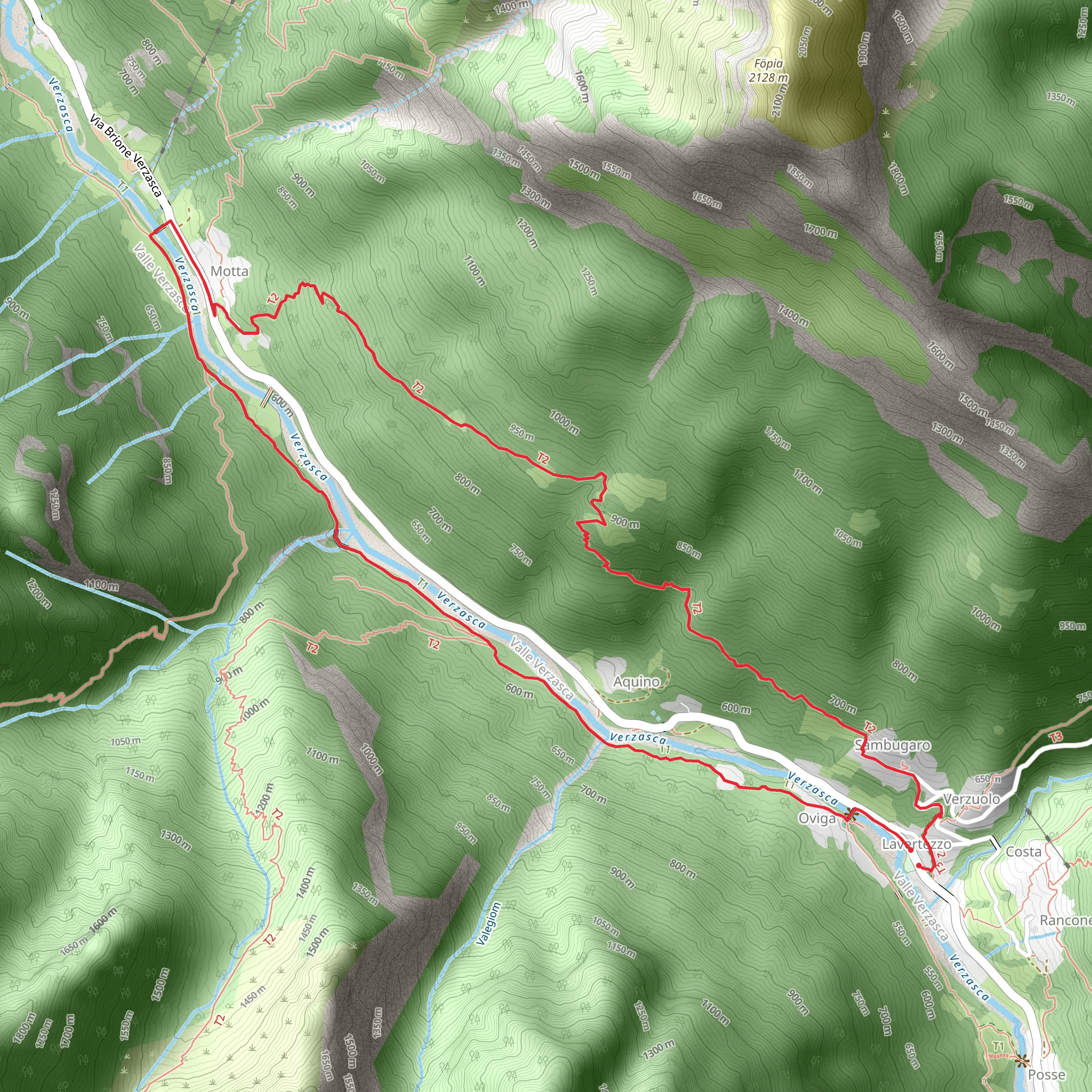 Sentiero etnografico Revöira mobile static map