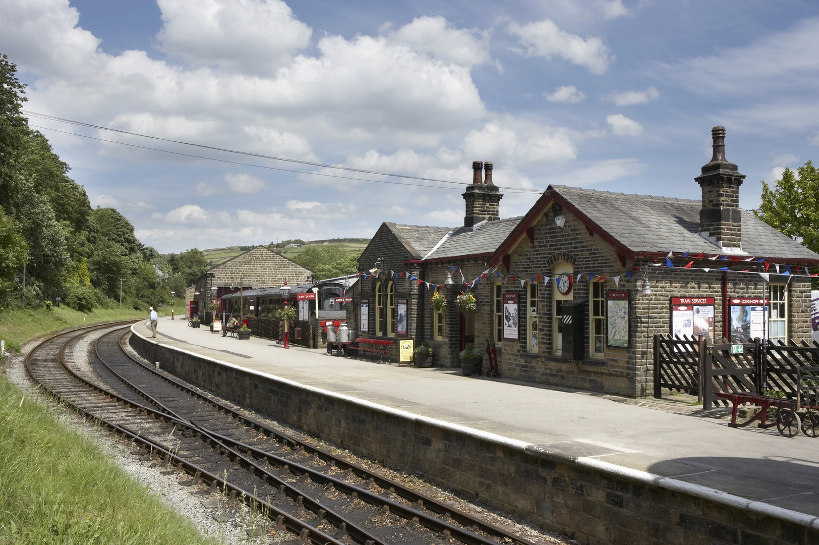 An image depicting the trail Worth Valley from Keighley - West Yorkshire and its surrounding area.
