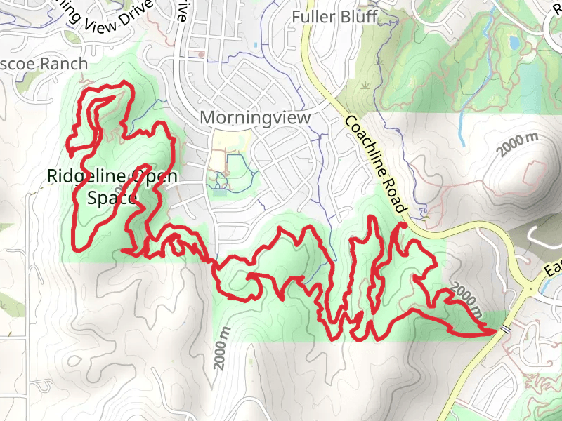 Blue, Green and Yellow Loop Trail