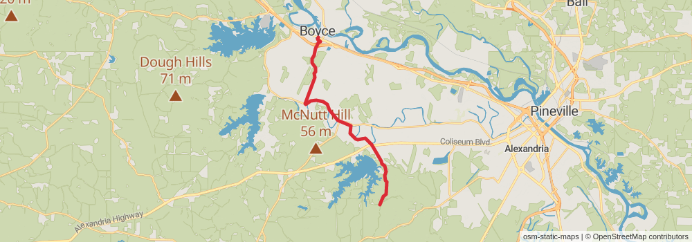 American Perimeter Trail - The South Primary stage 7 Map