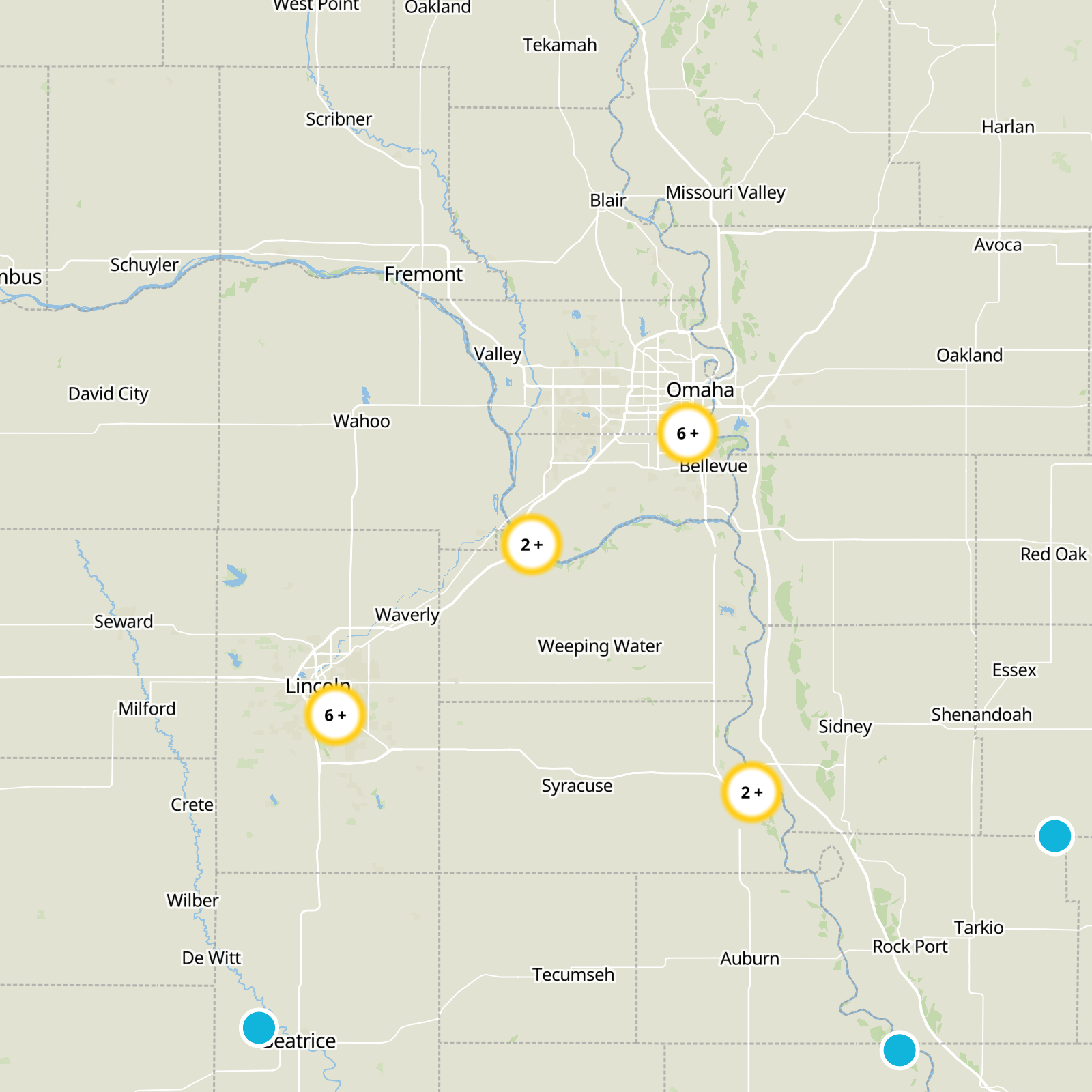 Sarpy County Static Map