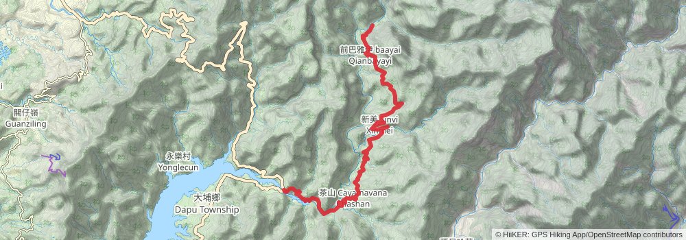 Mountains to Sea National Greenway stage 6 Map