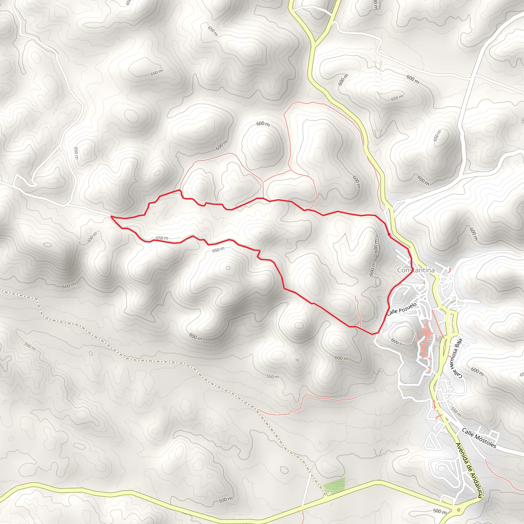 Los Castañares - PN Sierra norte de Sevilla - SL A 143 mobile static map