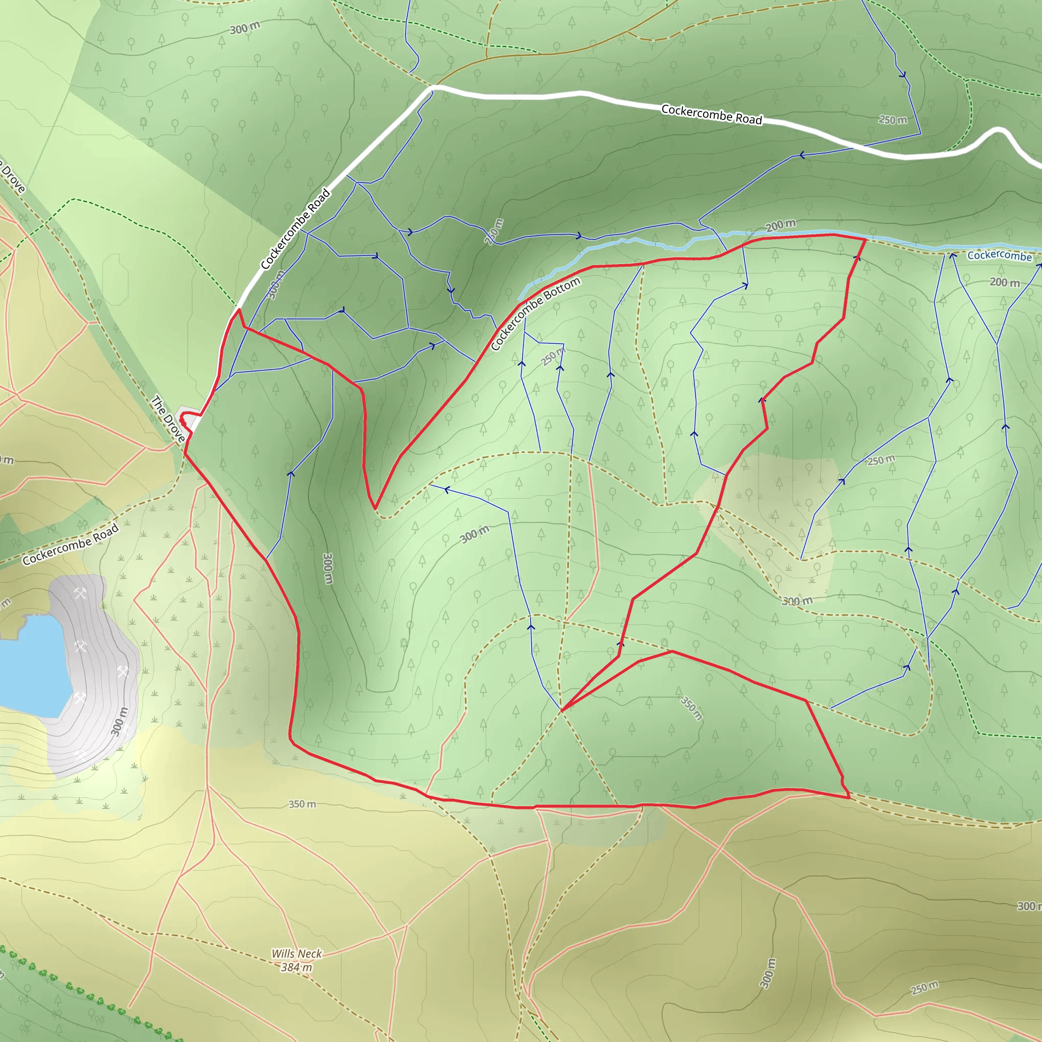Light Gate and The Slades Loop mobile static map