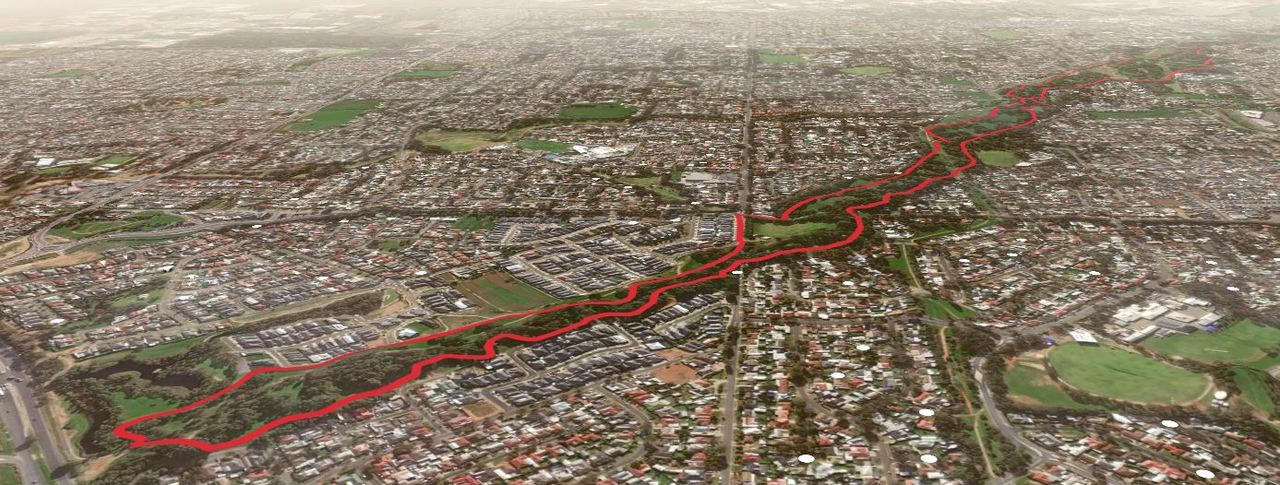 Little Para Linear Park Track