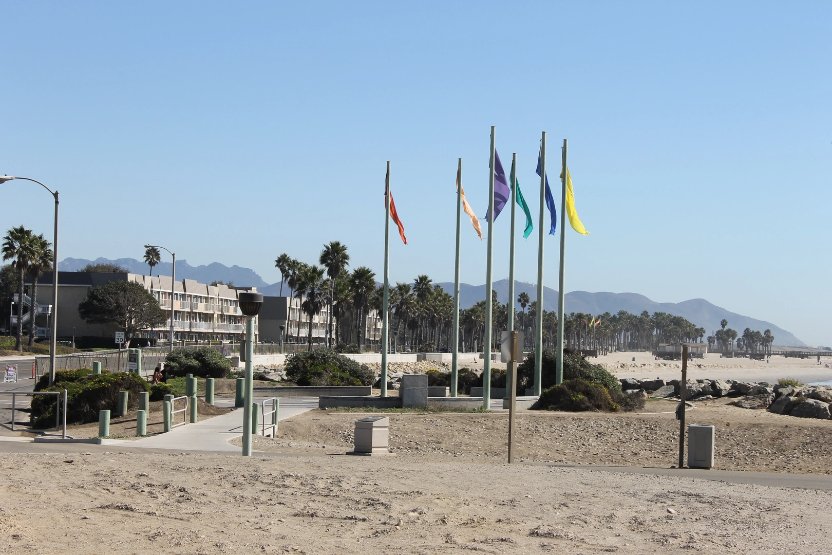 An image depicting the trail Richard Bard Bubbling Spring Park and its surrounding area.