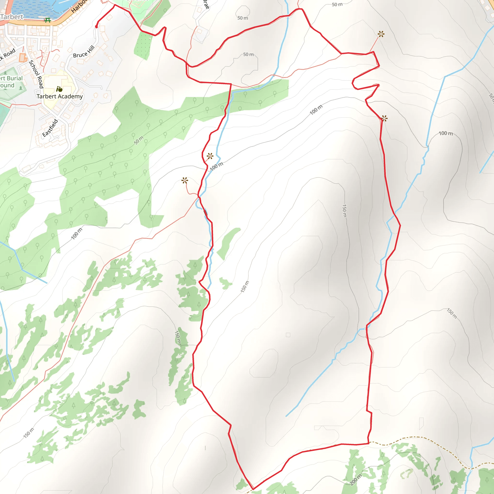 Corranbuie Loop - Tarbert mobile static map