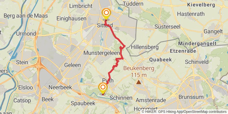 Pieterpad 2 stage 11 Map