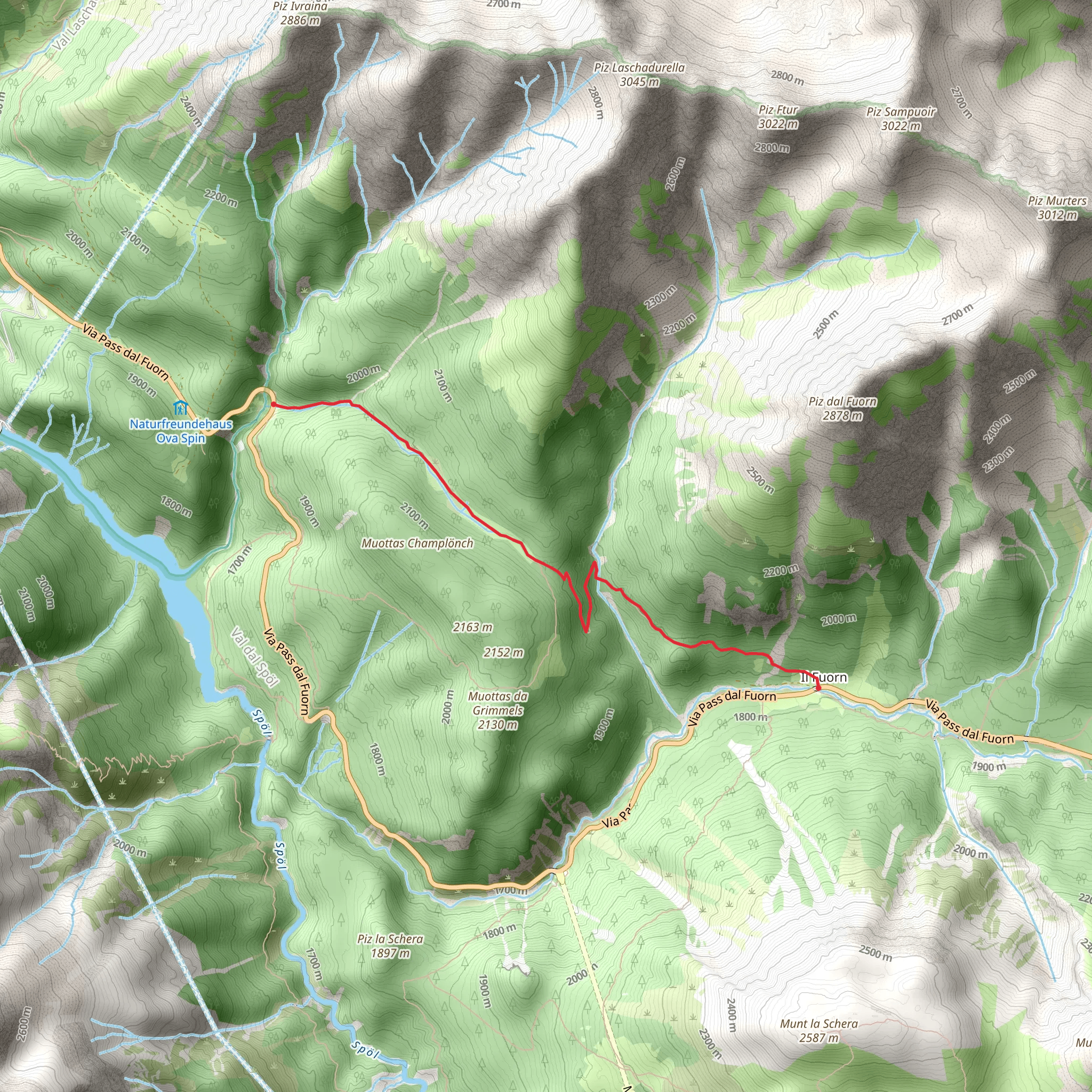 Champlönch mobile static map