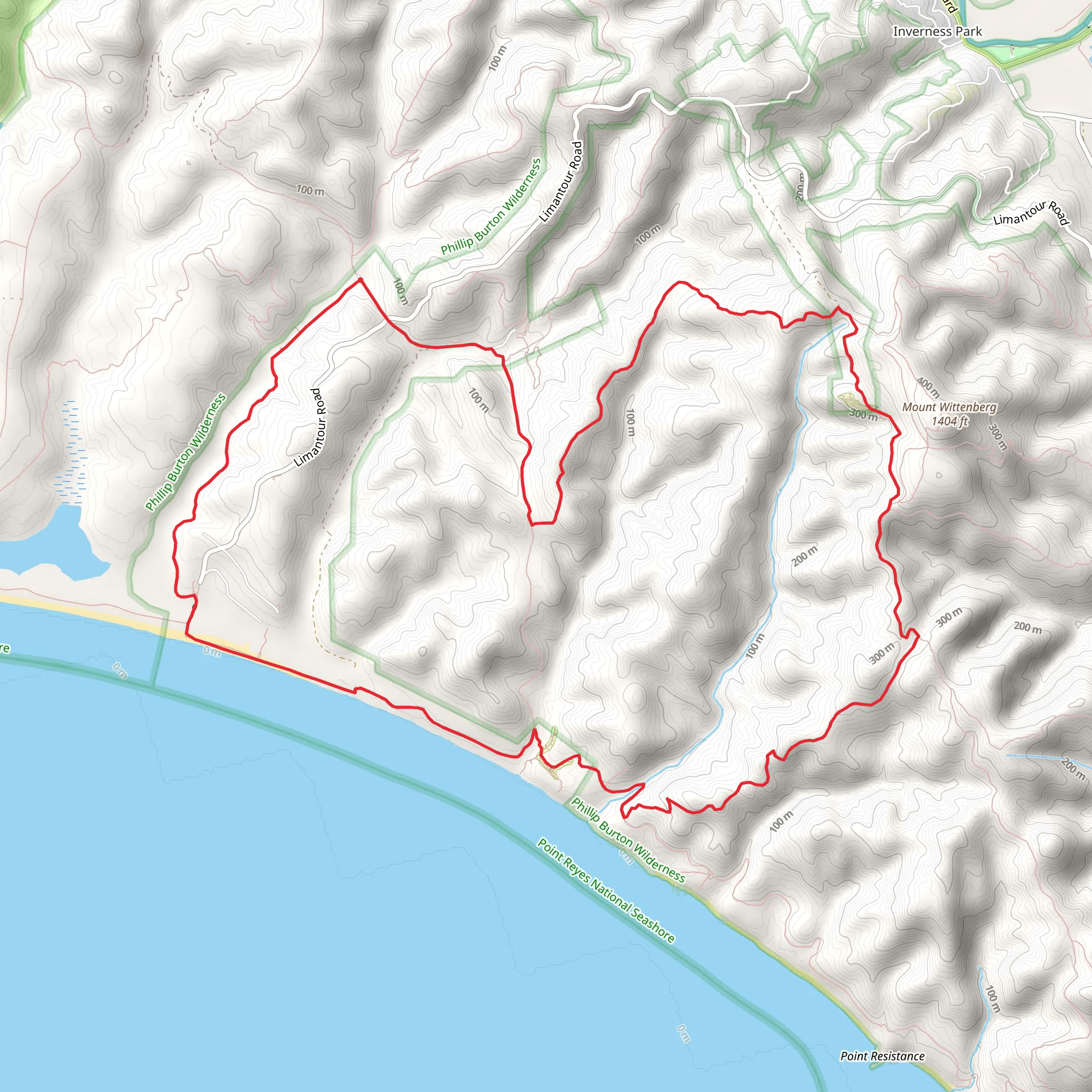 Muddy Hollow - Woodward Valley - Fire Lane - Sky Loop Trail mobile static map