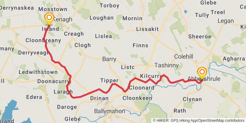 Royal Canal Greenway stage 5 Map