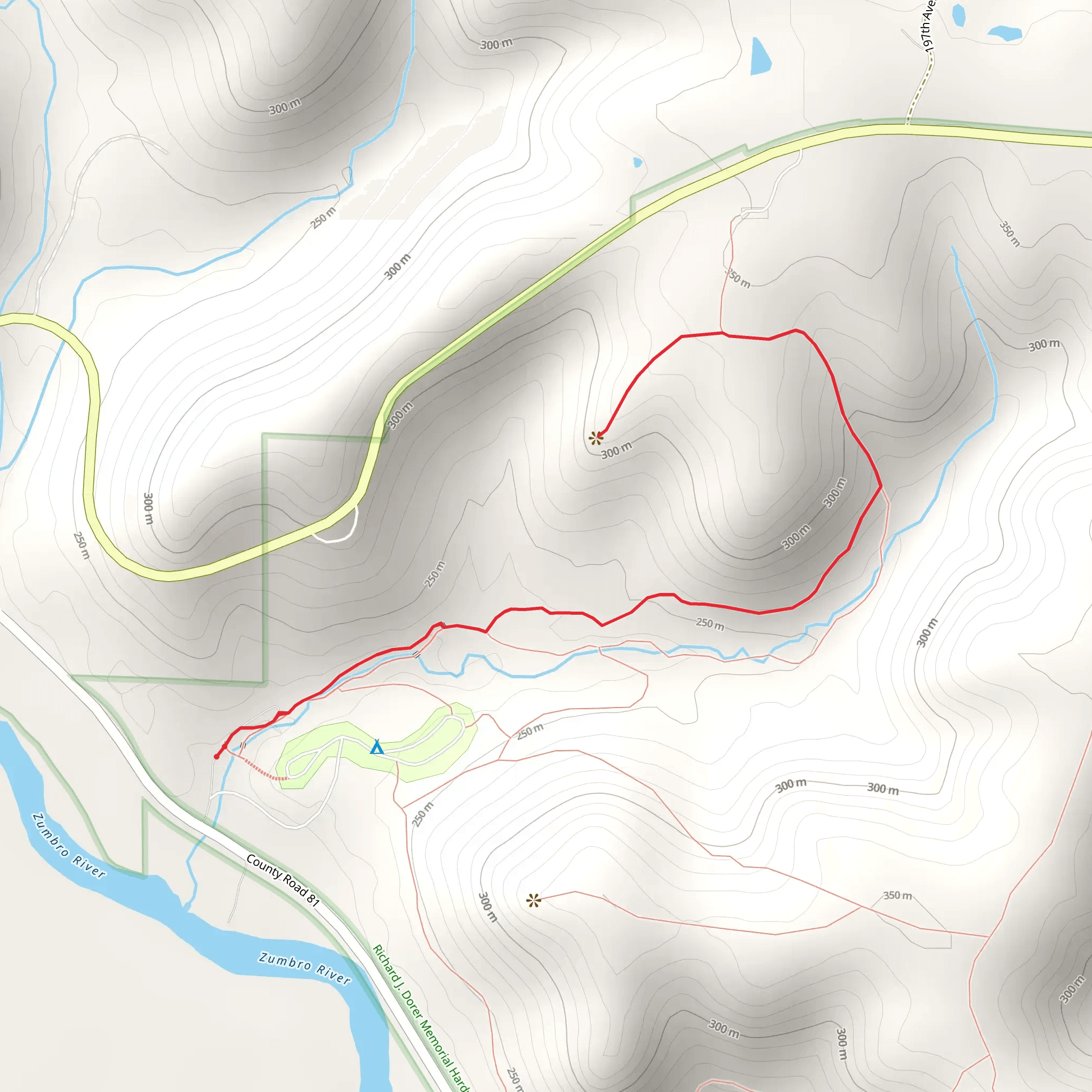 Gravel Pit Walk mobile static map