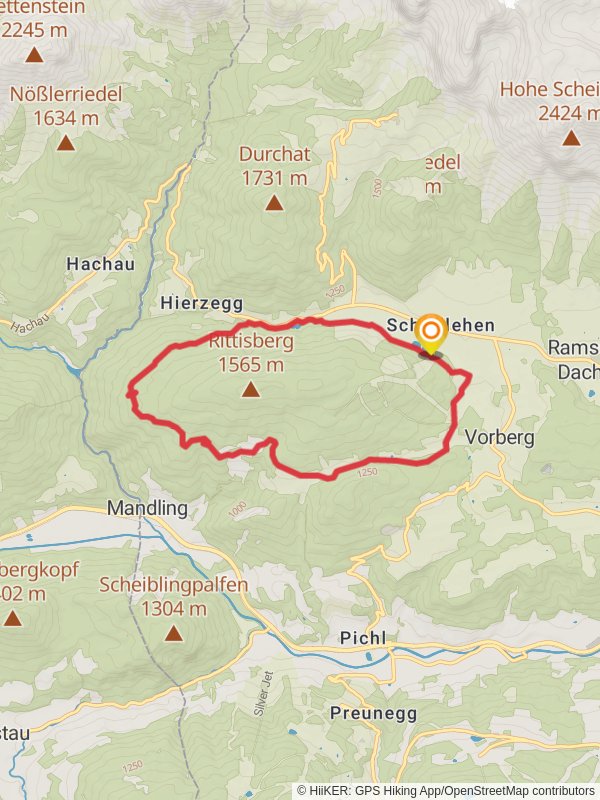 Rittisberg Loop mobile static map