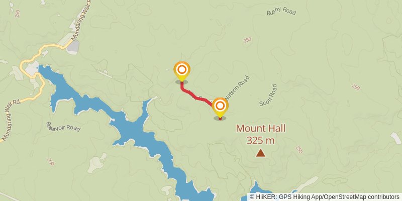Bibbulmun Track alt 2 Map