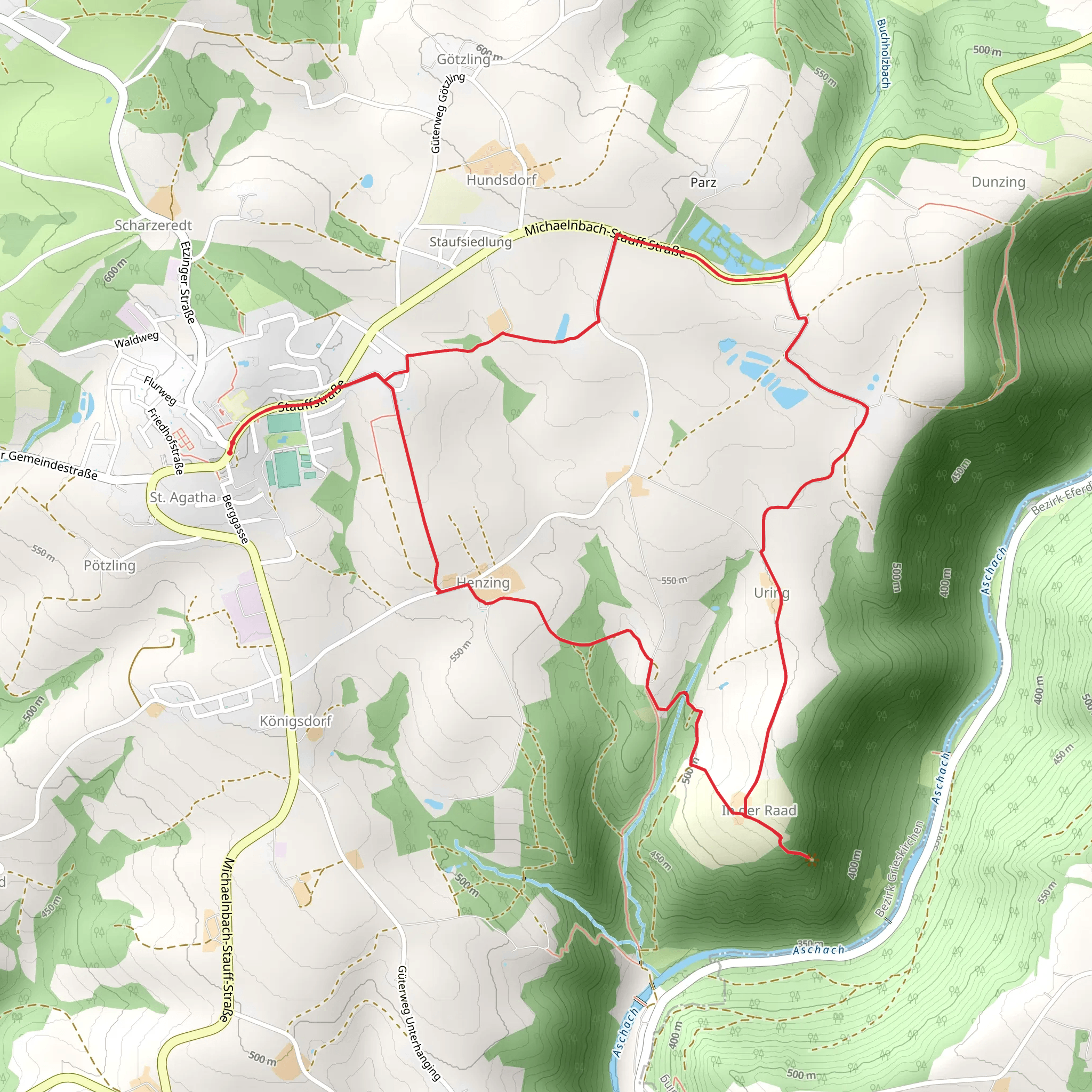 Rabensteiner Loop mobile static map