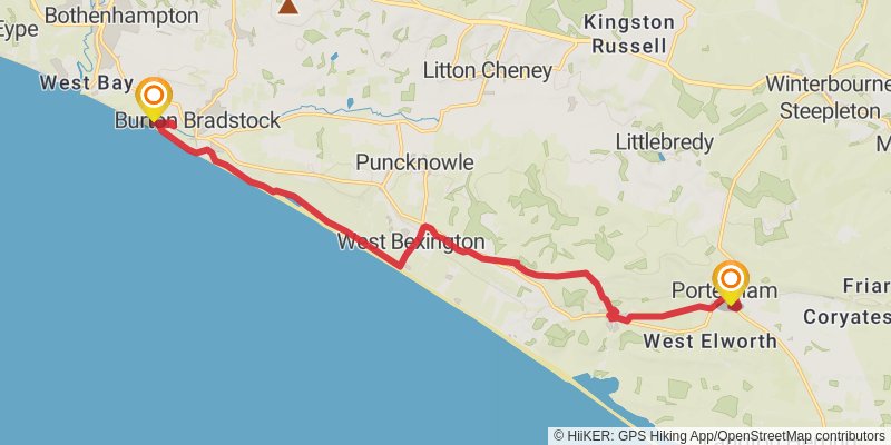 Hardy Way stage 14 Map