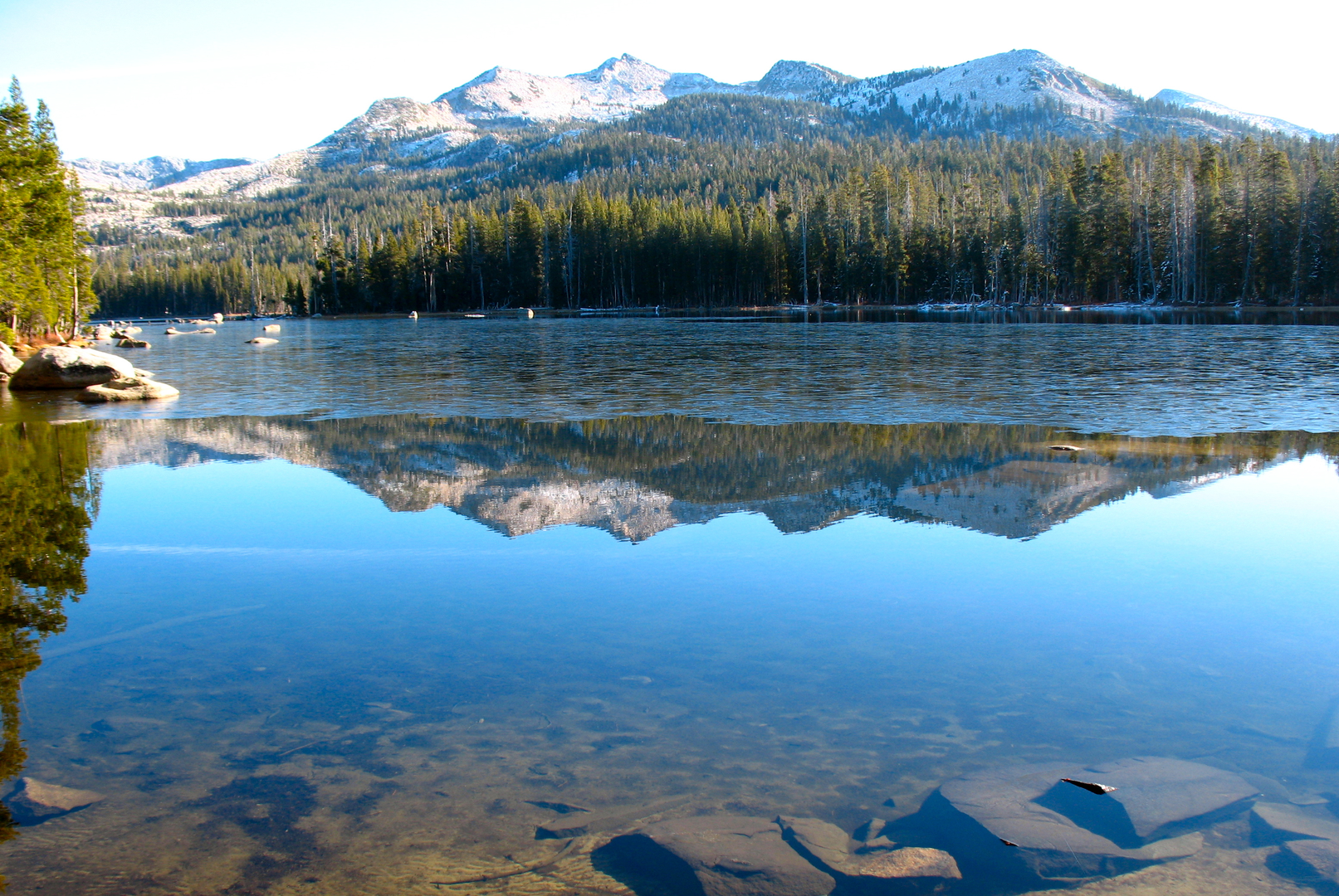 An image depicting the trail Bloodsucker Lake Loop and its surrounding area.