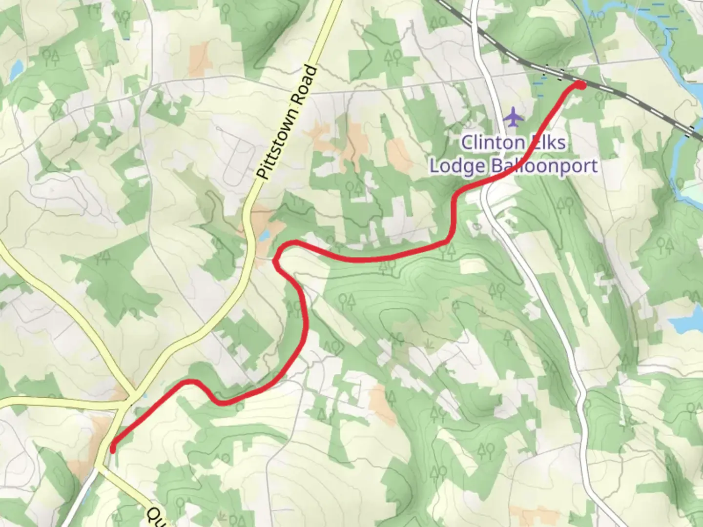 An image depicting the trail Capoolong Creek and its surrounding area.