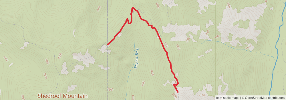 American Perimeter Trail - Rocky Mountains Primary stage 180 Map