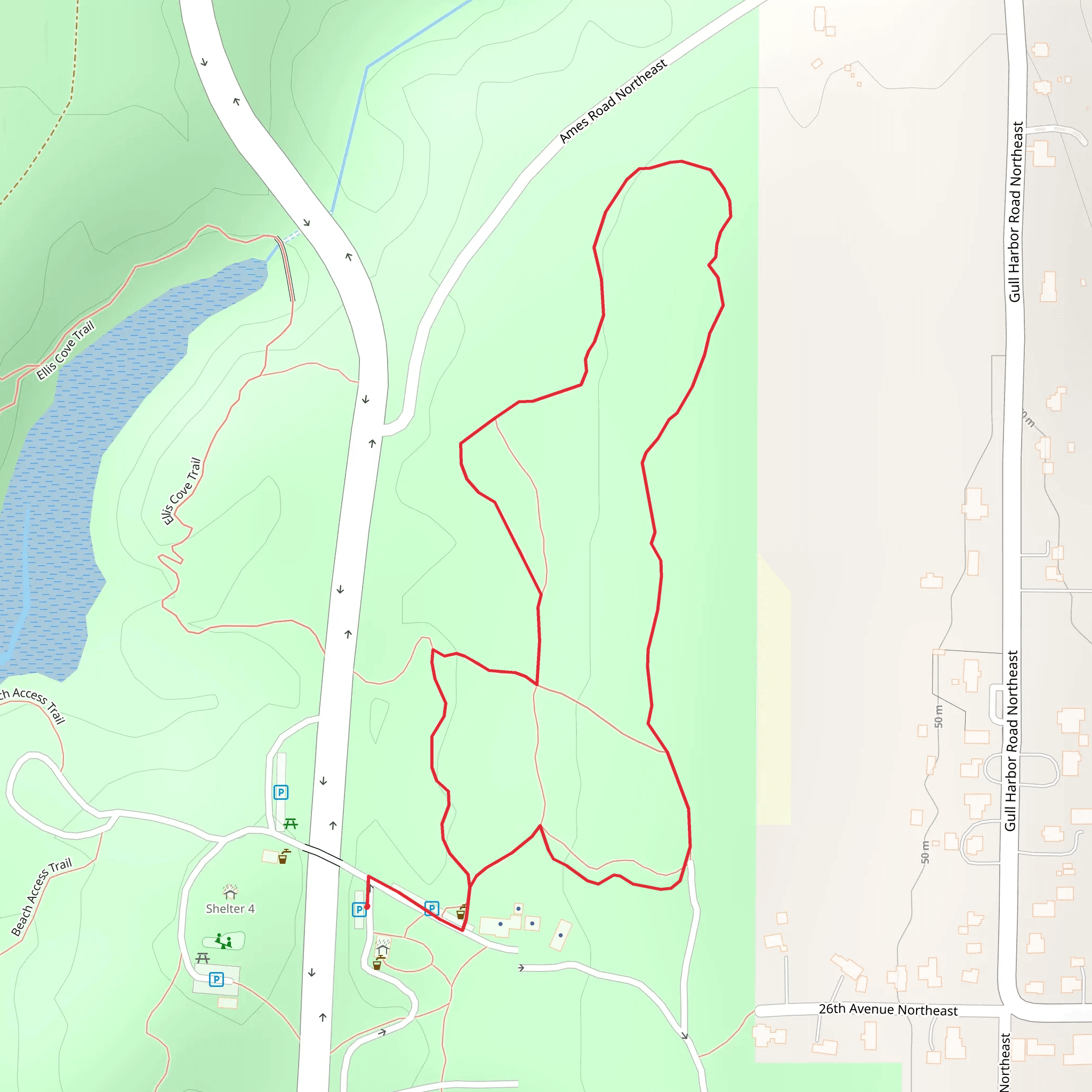 East Bay Drive Northeast Loop mobile static map
