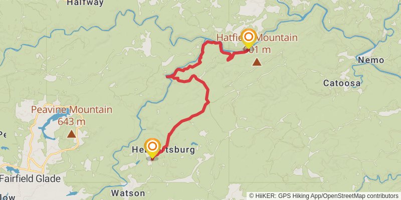 Great Eastern Trail (Incomplete) stage 62 Map