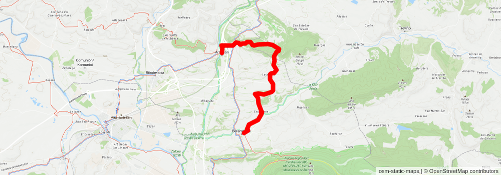 GR 1 Sender Historic stage 56 Map