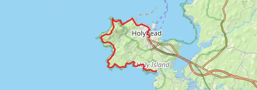 Wales Coast Path stage 13 Map