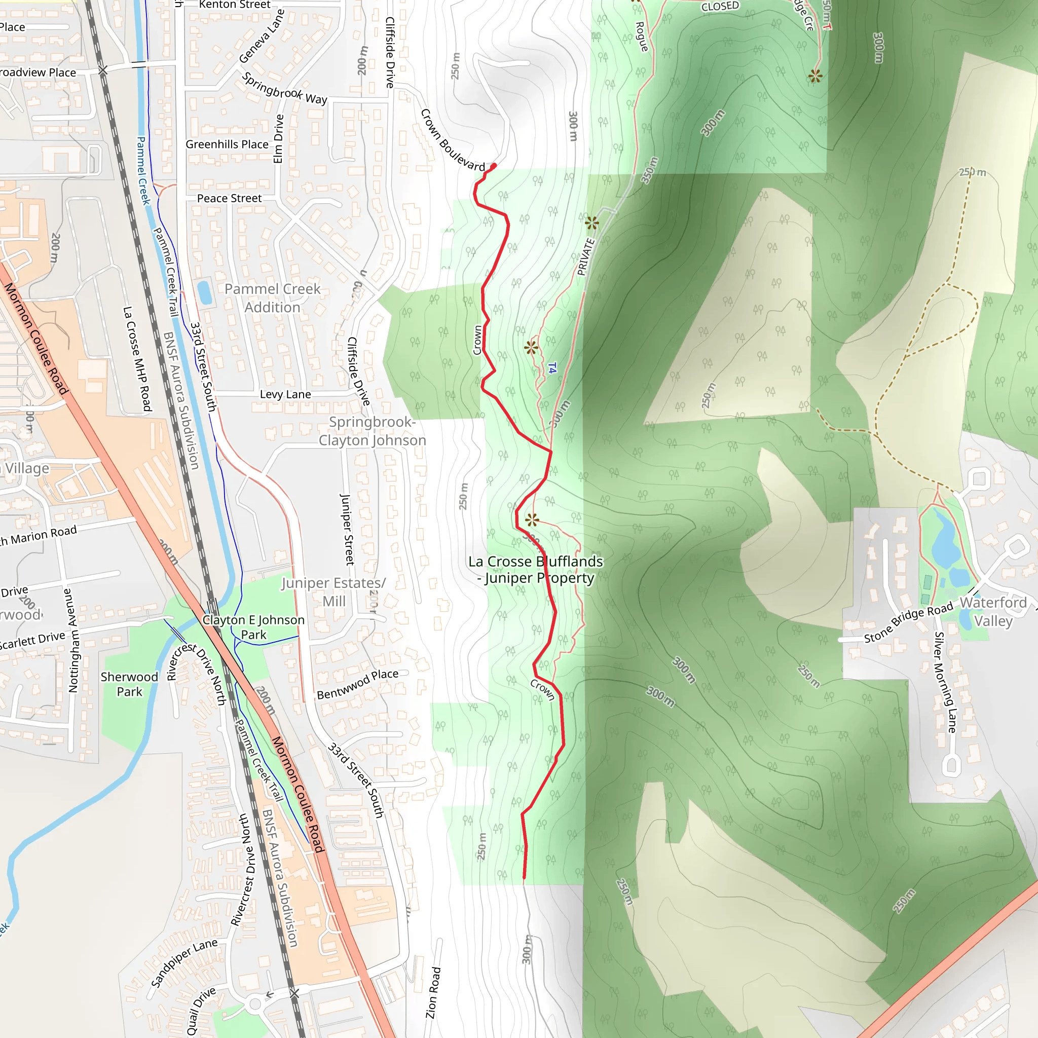 Crown mobile static map