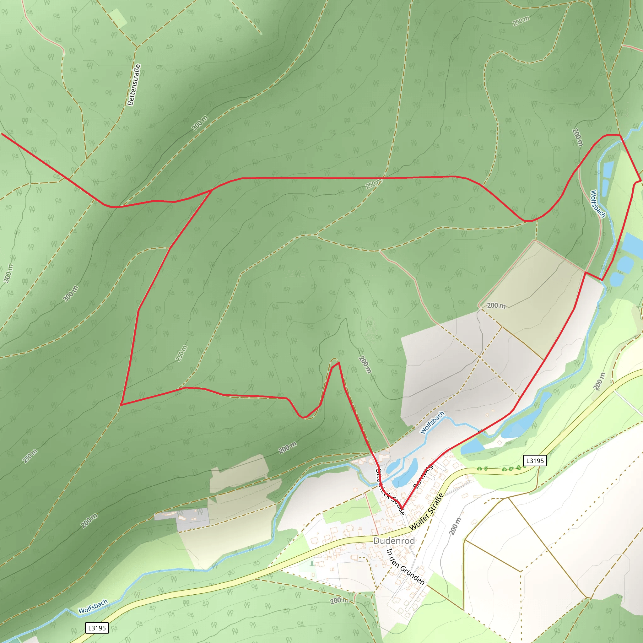 Kulturhistorischer Rundweg Loop via Keltenstraβe mobile static map